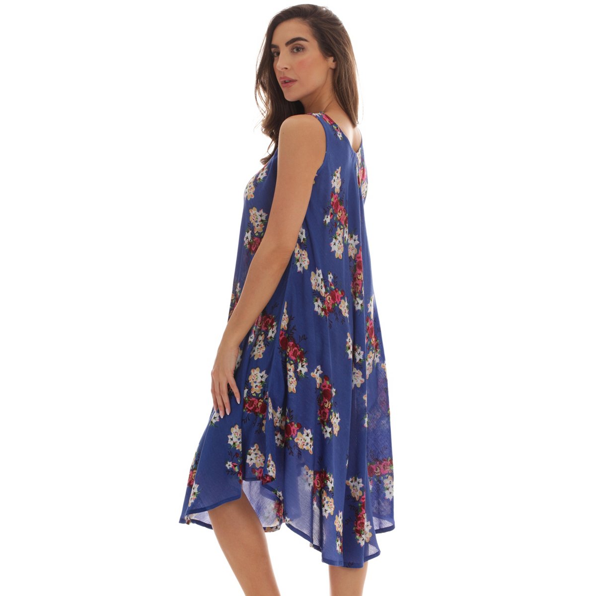 Женские платья Riviera Sun Womens Floral Print Summer Dress - Beach Cover Up Sundress - Dresses for Women 21993-6015-BLU-XL — фото 2