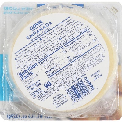 GOYA Frozen Tapas Para Empanadas - 11.6oz/12ct