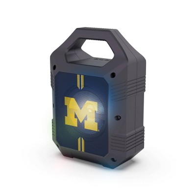 NCAA Michigan Wolverines Bluetooth Speaker with LED Lights