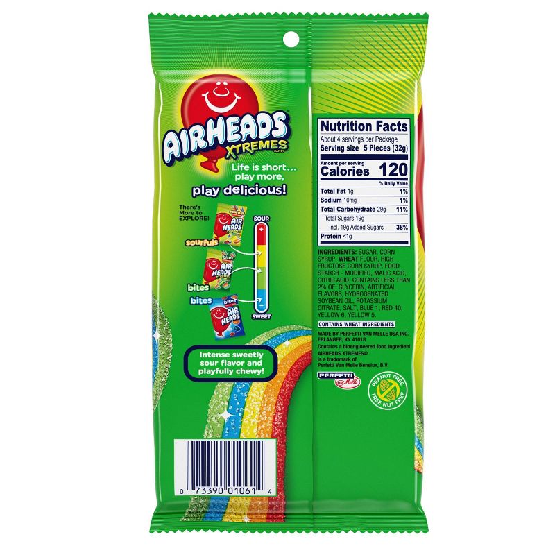Airheads Extremes Rainbow Berry Sour Candy - 4.5oz, 4 of 6