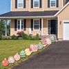 Big Dot of Happiness Groovy Christmas - Lawn Decorations - Outdoor Pastel Holiday Party Yard Decorations - 10 Piece - 3 of 4