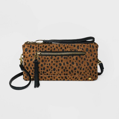 women's leopard print wallet