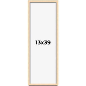 PosterPalooza | Panoramic Classic Modern Yellow Frame - UV Acrylic, Foam Board Backing, Hanging Hardware - 1 of 4