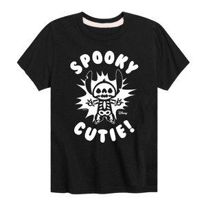 Boys' Disney Spooky Cutie Short Sleeve Graphic T-Shirt - Black - Large - 1 of 4