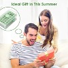 NewHome "Stackable Ice Cube Trays with Lid & Scoop, 56-Cube Capacity, Easy Release, Dishwasher Safe" Green - 3 of 4