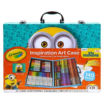 Crayola Minions Inspiration Art Case with 140 Pieces