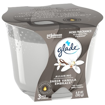 White Cashmere Woods Scented 3-Wick Jar Candle