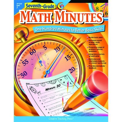 Creative Teaching Pres Math Minutes Book, Grade 7