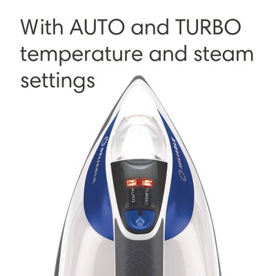 Velocity 240IR Blue and White Compact Vapor Generator Steam Iron