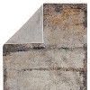 8'10"x12'7" Trevena Abstract Area Rug Gray/Gold - Jaipur Living: Contemporary Living Room Carpet, Medium Pile - 3 of 4