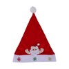 Unique Bargains Christmas Hat Polyester Non-Woven Fabric Red 11.81"x15.35" 1 Pc - 4 of 4