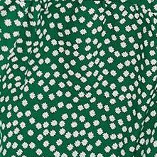 dark green white flowers