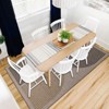 Lahome Modern Rainbow Jute Washable Outdoor Area Rug-Soft, Durable Carpet for Patio, Garden, or Balcony - 4 of 4