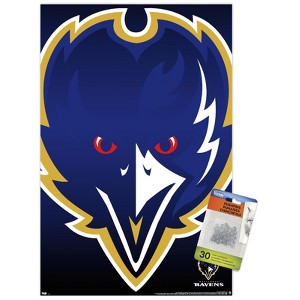 Trends International NFL Baltimore Ravens - Logo 14 Unframed Wall Poster Prints - 1 of 4