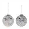 Glittered Glass Ball Ornament (Set of 6) - 2 of 4