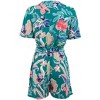 VENUS Womens Tie Waist Romper - 4 of 4