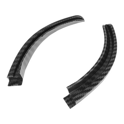 Unique Bargains Car Roof Hardtop Water Rain Drip Rail Slot Diverter Deflector for Jeep Wrangler JL 2018-2021 Black 1 Pair