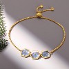 Pressed Wildflower Bracelet | Pressed Flower Bracelet | Gold/Silver Pressed Flower Jewelry | Personalized Handmade Jewelry - 2 of 4