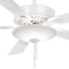 52" Minka Aire Vintage Indoor Ceiling Fan with LED Light White Frosted Glass Shade for Living Room Kitchen Bedroom Family Dining - 3 of 4
