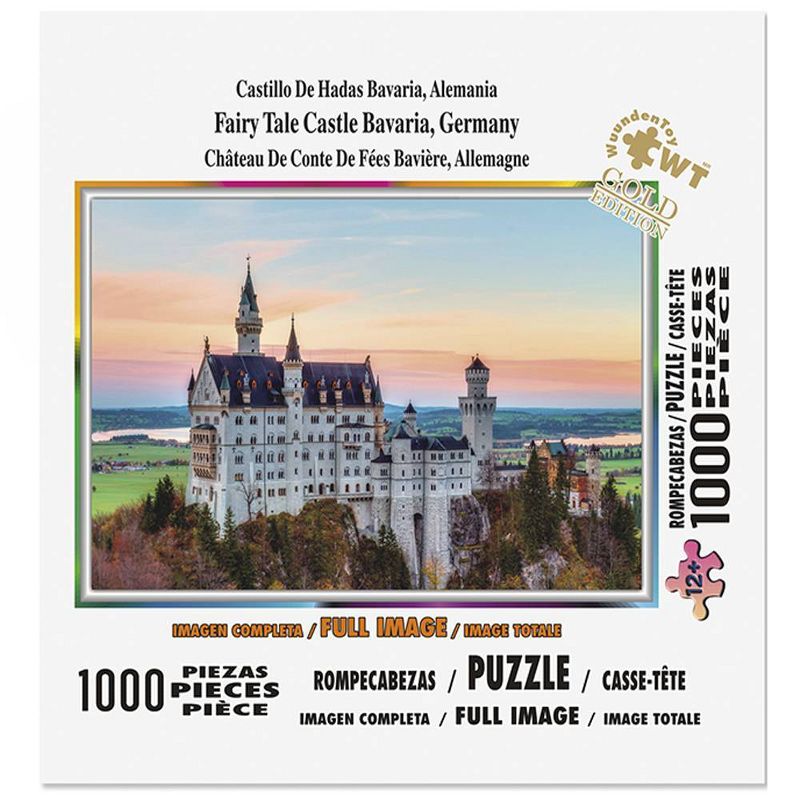 Wuundentoy Gold Edition: Fairy Tale Castle Bavaria Germany Jigsaw Puzzle - 1000pc, 5 of 6
