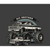 Big Brother Monster Truck Boy's Crew Neck Short Sleeve Tee - 2 of 2