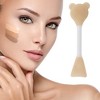 Unique Bargains Smooth Fan-shaped Facial Mask Brush 2 Pcs - 2 of 4