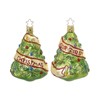 Inge Glas 3.5 Inch Newlyweds Tree First Christmas Ornament Tree Ornaments - 4 of 4