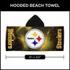 NFL Pittsburgh Steelers Charged Youth Hooded Towel - 4 of 4