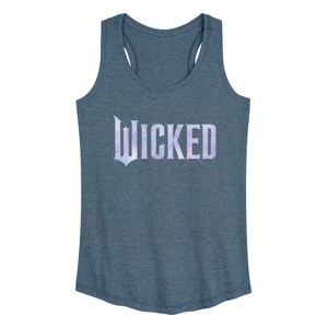 Women's - Wicked - Sparkle Logo Graphic Racerback Tank - 1 of 4