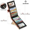 FATMOON  Women’s Wallet,RFID Blocking Leather Bifold Wallet–Large Capacity Multi-Card Purse with Zipper Pocket,for Daily Use & Travel - 4 of 4