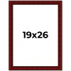 PosterPalooza | Weathered Red Picture Frame - UV Acrylic, Foam Board Backing, Hanging Hardware - 2 of 4