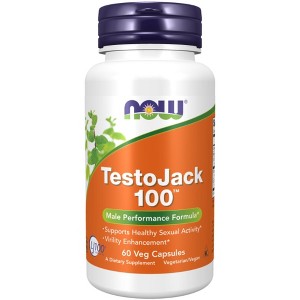 TestoJack 100 by Now Foods  -  60 VegCap - 1 of 3