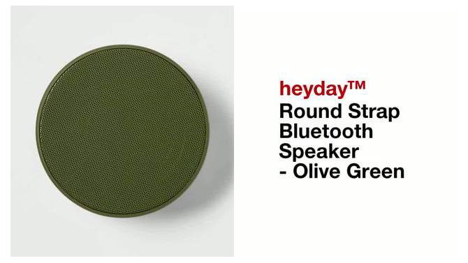 Round Strap Bluetooth Speaker - heyday™, 5 of 7, play video