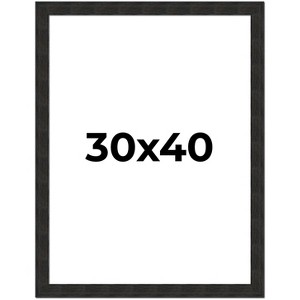 PosterPalooza | Contemporary Black Picture Frame - UV Acrylic, Foam Board Backing, Hanging Hardware - 1 of 4