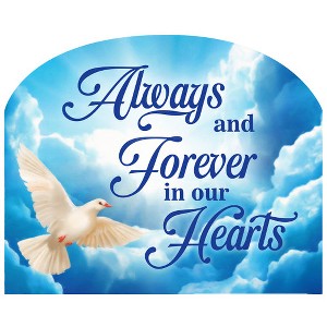 Briarwood Lane Everyday Art Sign 8.25x10.25 Always and Forever Doves Art Sign - 1 of 4