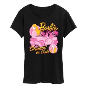 Women's - Barbie - Cruisin In Cali Short Sleeve Graphic T-Shirt - 1 of 4