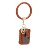 MKF Collection Jordyn Vegan Leather Bracelet Keychain with a Credit Card Holder by Mia K - 2 of 4