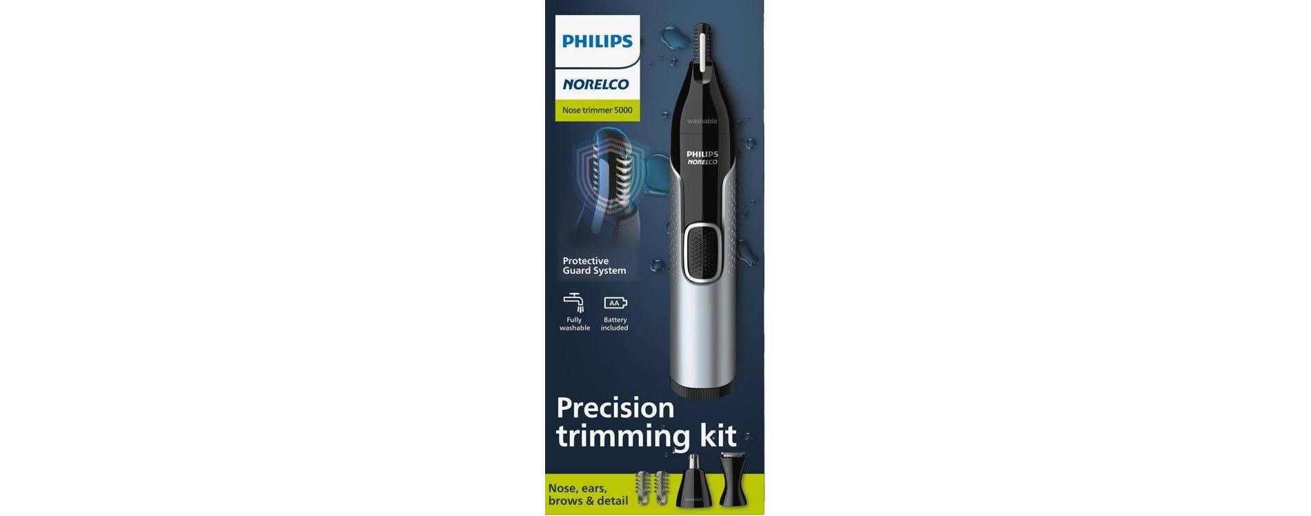 Philips Norelco Series 5000 Men's Nose/Ear/Eyebrows Electric Trimmer - NT5600/62