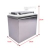 Slickblue Countertop Sauce Dispenser, Easy Pump with Rotating Nozzle, 2L to 10L Options, Stainless Steel, Silver - 4 of 4