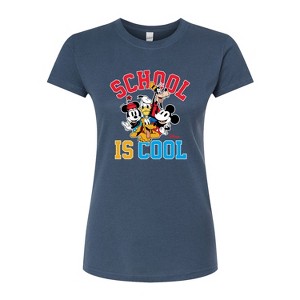 Women's - Disney - School Is Cool Fitted Graphic T-Shirt - 1 of 2