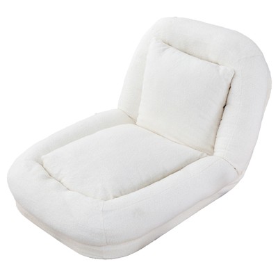 Maliang Folding Sofa Chair with 5 Adjustable Positions, Plush Floor Lounge Chair for Gaming, Meditation, Relaxation
