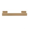 Sumner Street Home Hardware 10pk High Desert 3-1/2" Rustic Pulls Satin Brass: Drawer Handles, Zinc Cabinet Hardware, 3.5" Center - 2 of 4