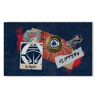 NBA Los Angeles Clippers Display Washable Rug 32 x 62 Inches