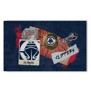 NBA Los Angeles Clippers Display Washable Rug 32 x 62 Inches - 1 of 4