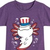 Girls' - Instant Message - 4th of July Americana Fitted Short Sleeve Graphic T-Shirt - 2 of 4
