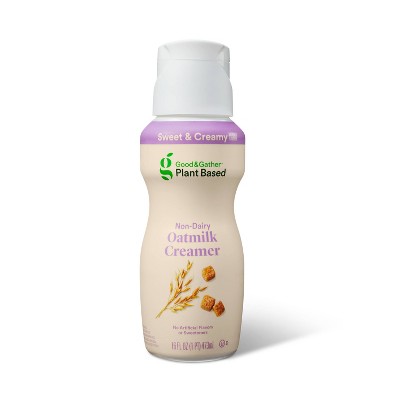 Plant Based Sweet and Creamy Non-Dairy Oatmilk Creamer - 1pt - Good & Gather™