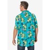 KingSize Men's Big & Tall Printed Camp Shirt - 3 of 4