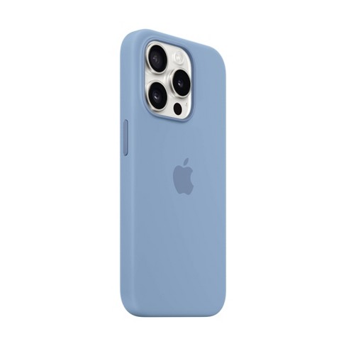 Apple iPhone 15 Pro Max Silicone Case with MagSafe Storm Blue MT1P3ZM/A -  Best Buy