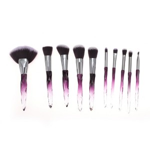 Unique Bargains Durable Lightweight Makeup Brush Set 10 Pcs - 1 of 4