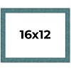 PosterPalooza | Simple Blue Picture Frame - UV Acrylic, Backing Board, Hanging Hardware Included - 2 of 4